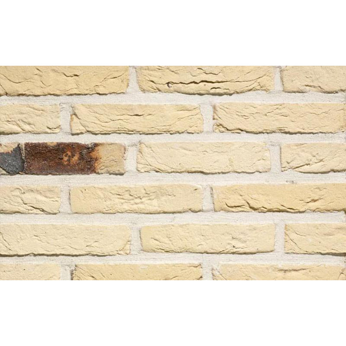 Кирпич облицовочный ручной формовки Terca Ringoven Wit Gesinterd, 208х98х48 мм