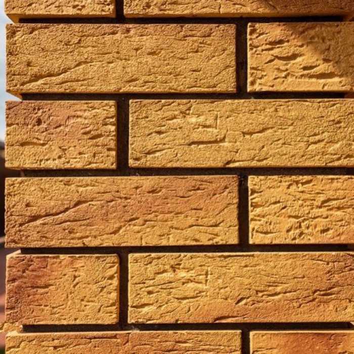 Кирпич клинкерный Muhr 02 Gelb Bunt рустик, 240х115х71 мм