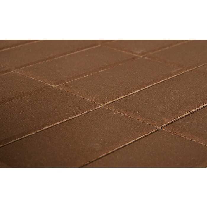 Плитка тротуарная BRAER Прямоугольник коричневый, 200x100x60 мм